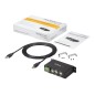 StarTech.com Rackmount USB 2.0 Hub - 4 Port Rugged Industrial USB 2.0 Hub Sort StarTech.com Rackmount USB 2.0 Hub - 4 Port Rugged Industrial USB 2.0 Hub Sort
